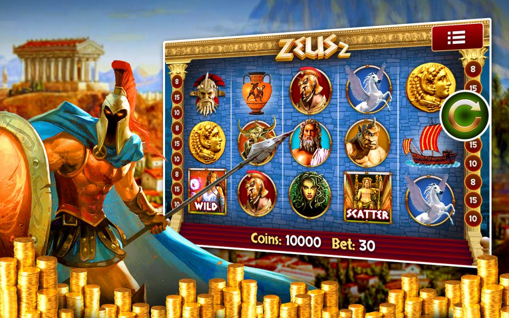 Zeus slot machine wins